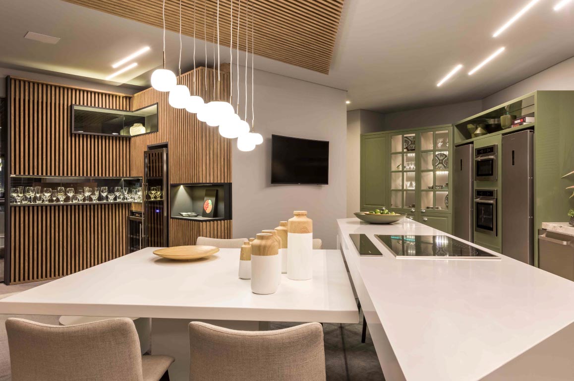 Cozinha planejada de alto padrão em São Paulo — projeto Nest 2